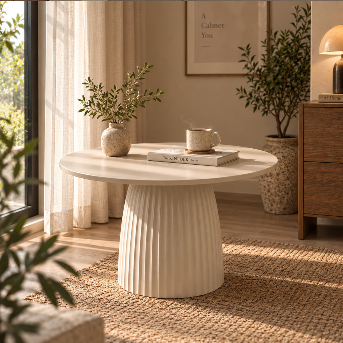 Meridian Fluted Coffee Table