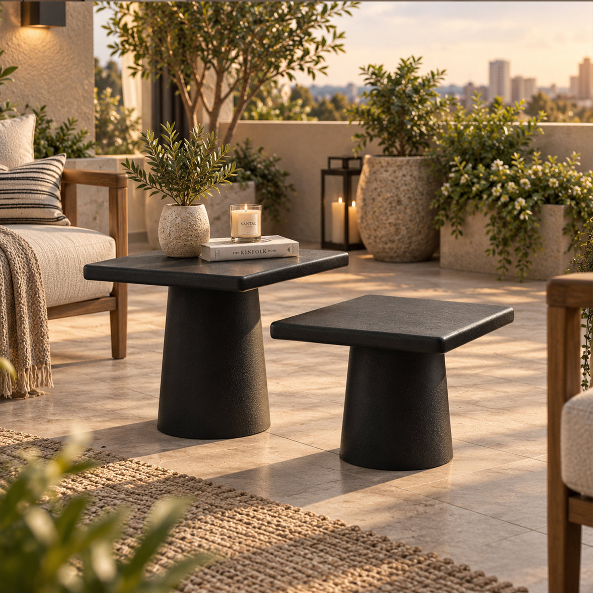 Nesting Monolithic Coffee Table