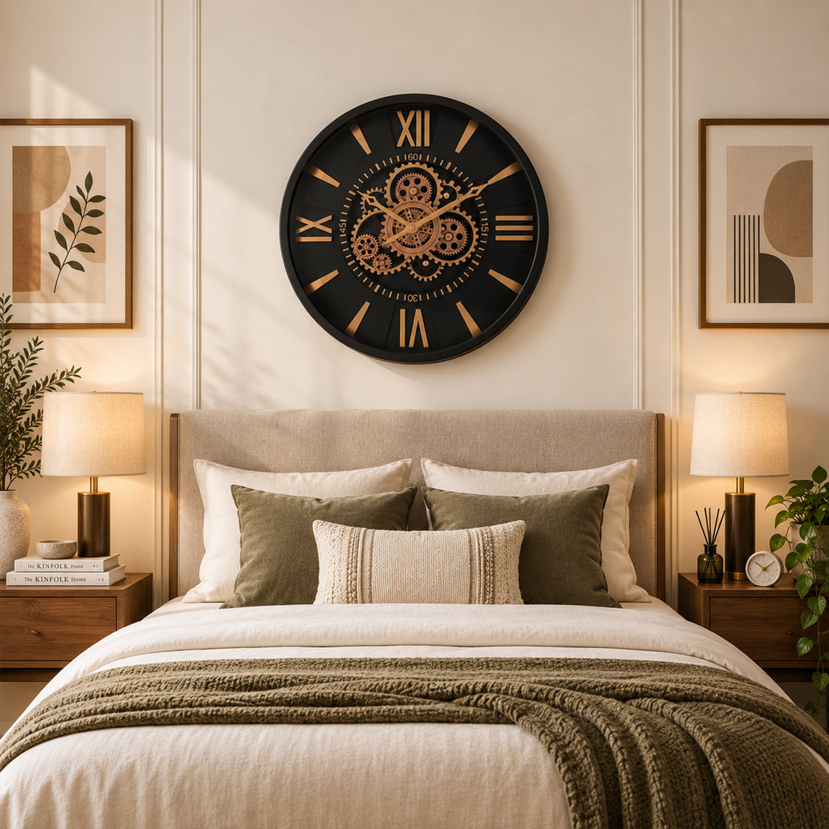 The Onyx Gear Wall Clock