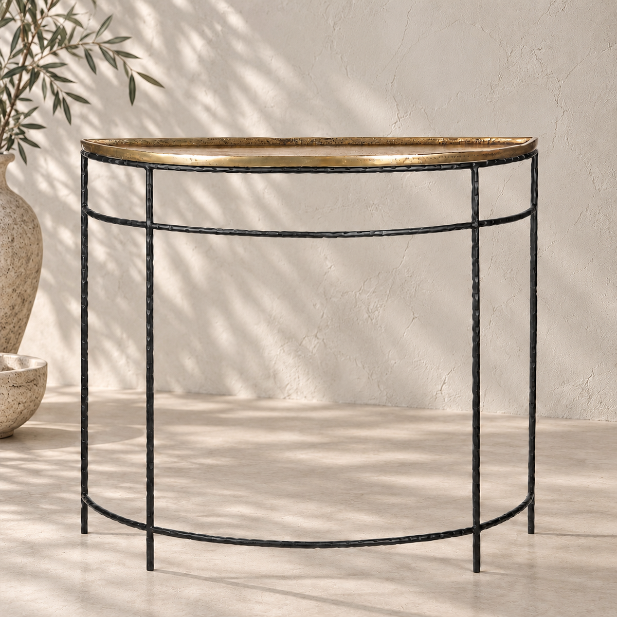 Crescent Console Table
