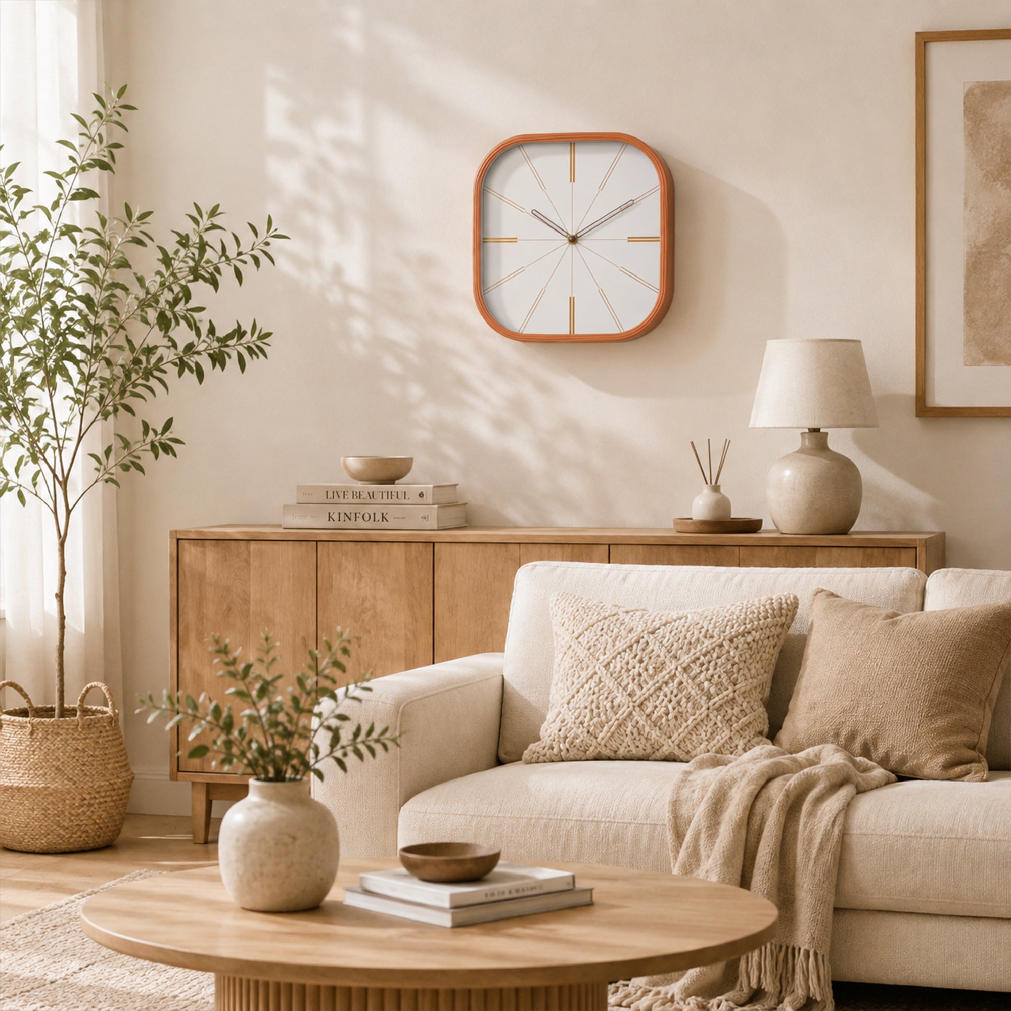Forme Minimalist Square Clock