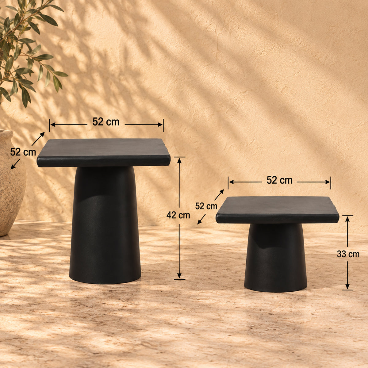 Nesting Monolithic Coffee Table
