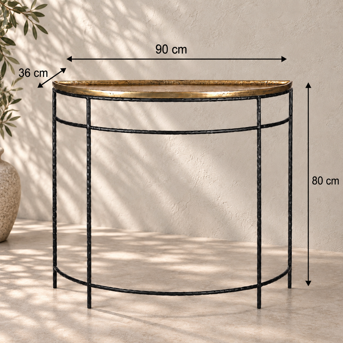 Crescent Console Table