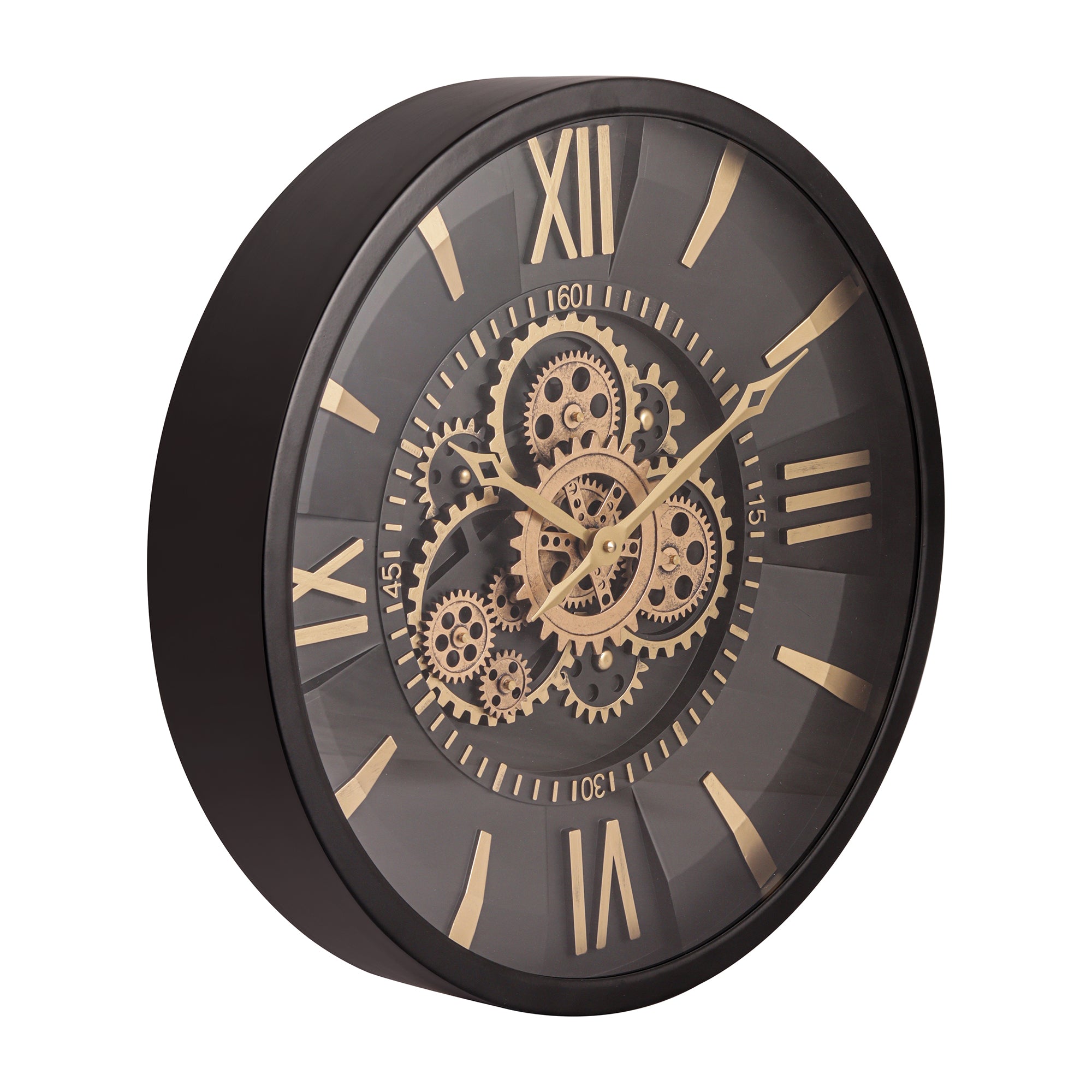 The Onyx Gear Wall Clock