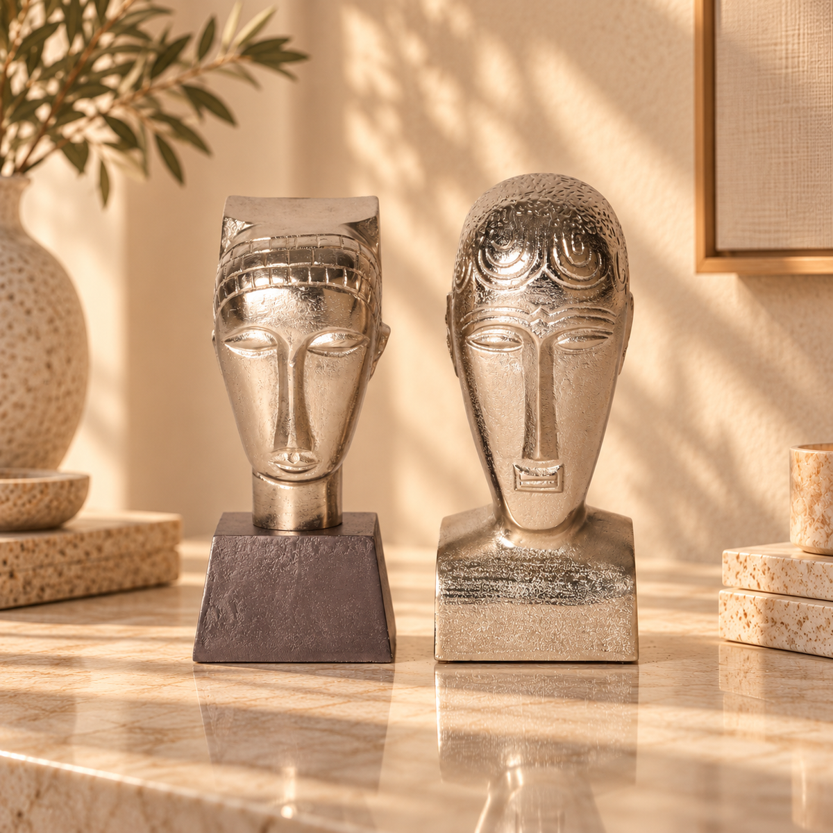 The Modigliani Bust Pair