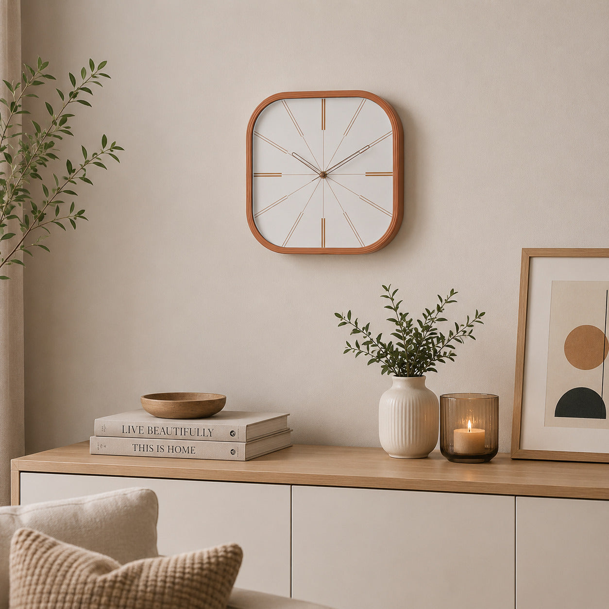 Forme Minimalist Square Clock
