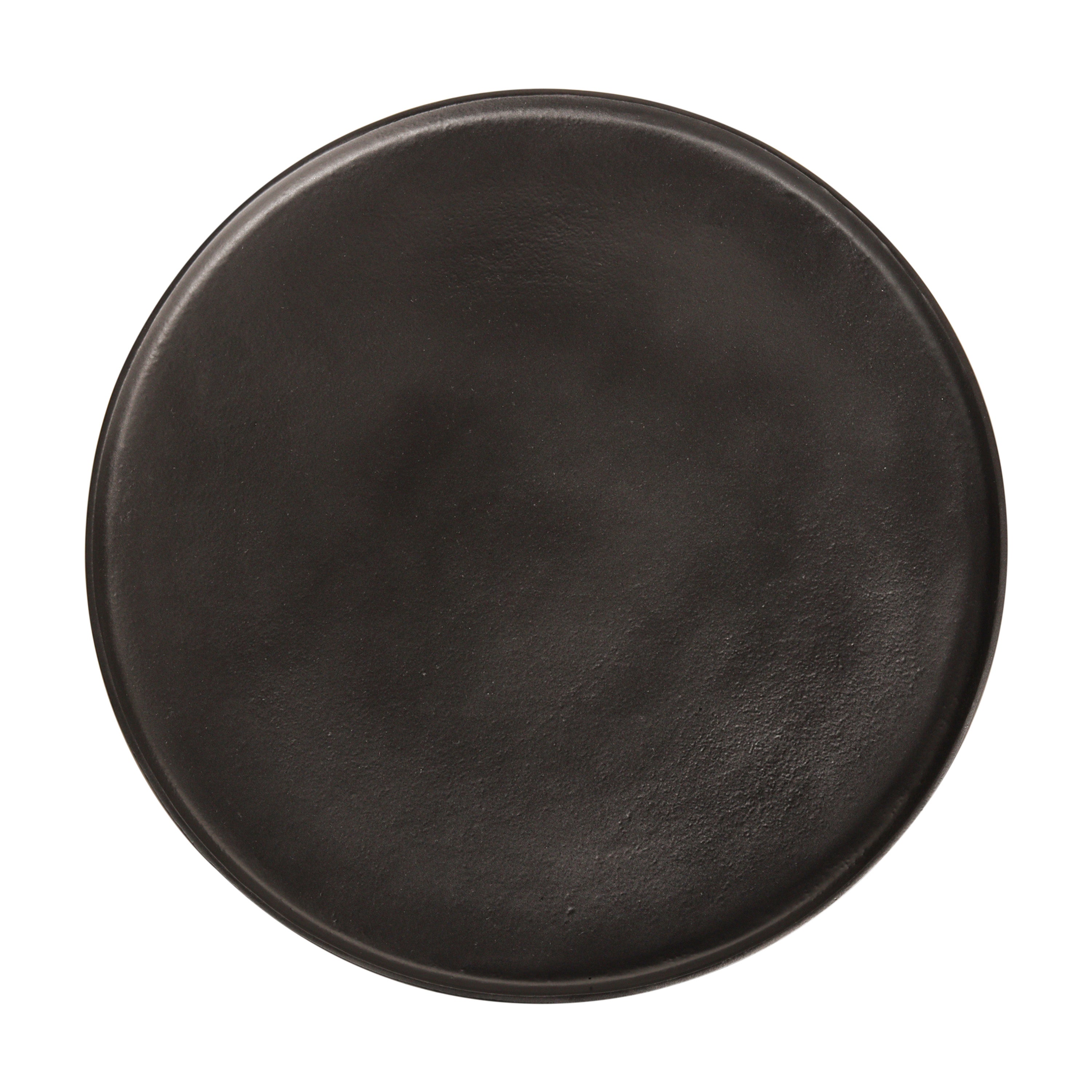 Noir Minimalist Round Side Table