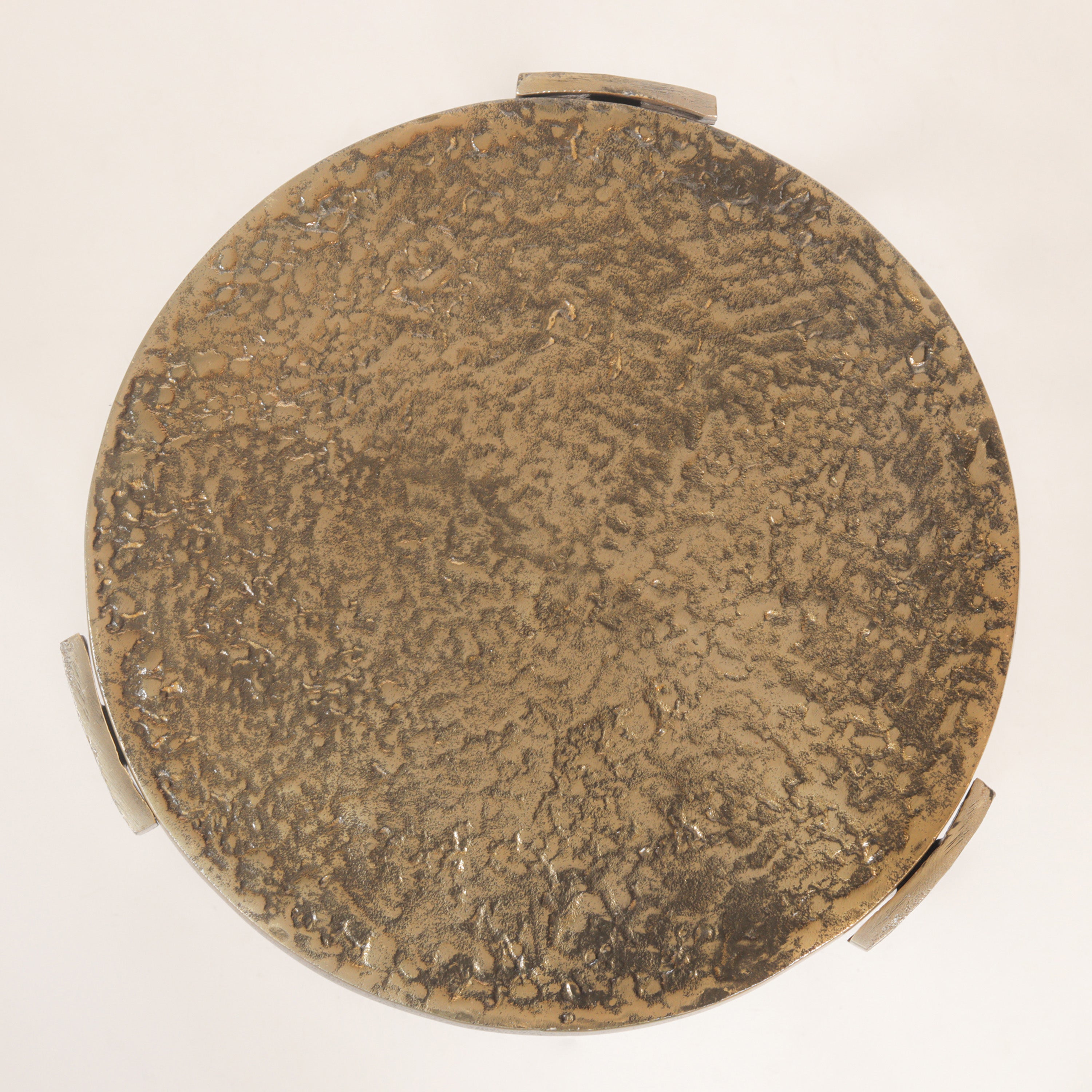 Veridian Hammered Round Side Table