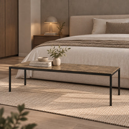 Linear Rectangular Coffee Table