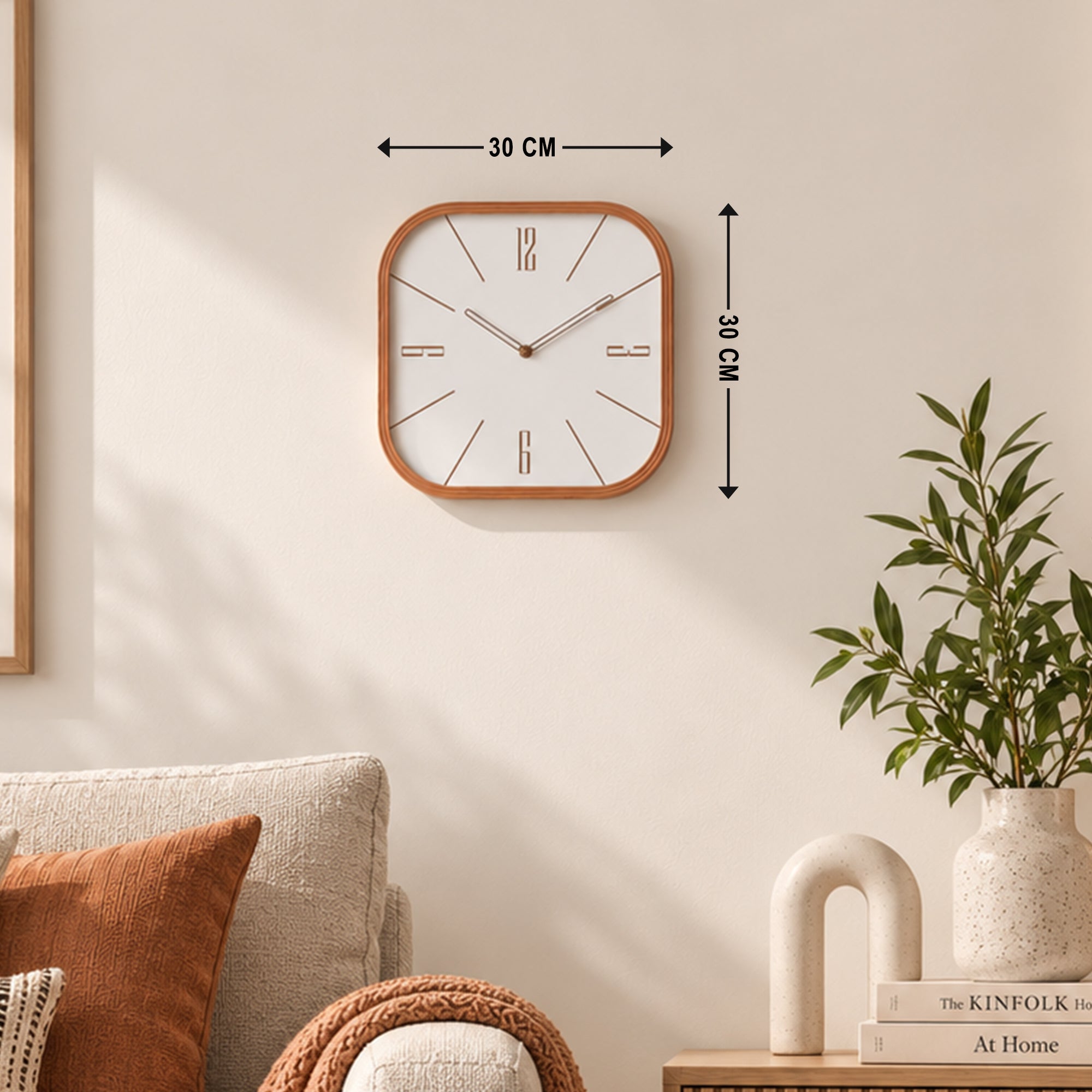 Quadra Contemporary Wall Clock