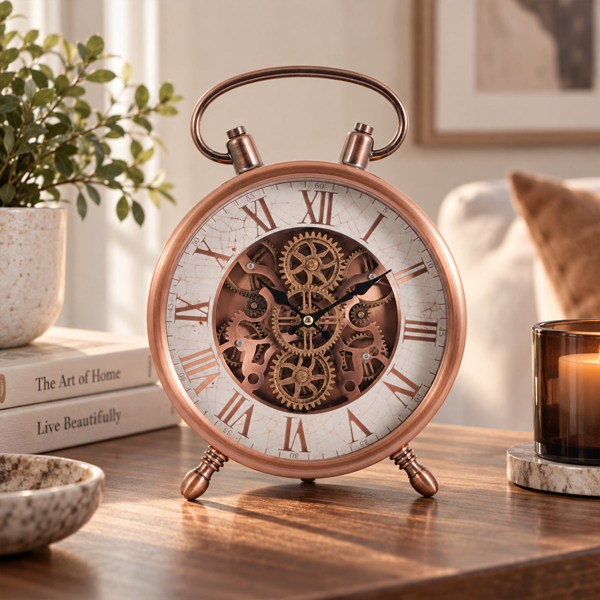 The Chronos Kinetic Table Clock