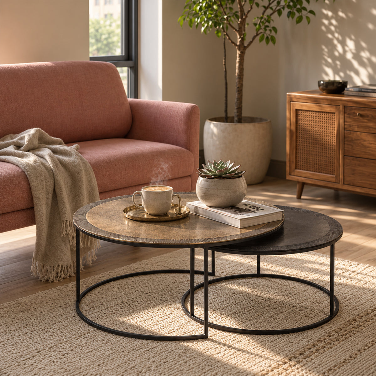 Encircle Nesting Coffee Tables (Set of 2)