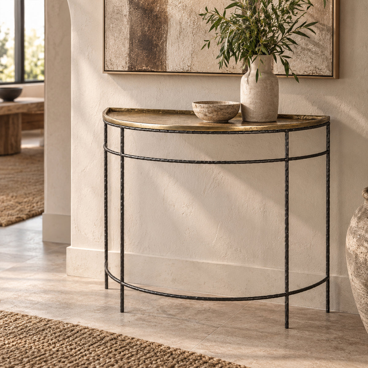 Crescent Console Table