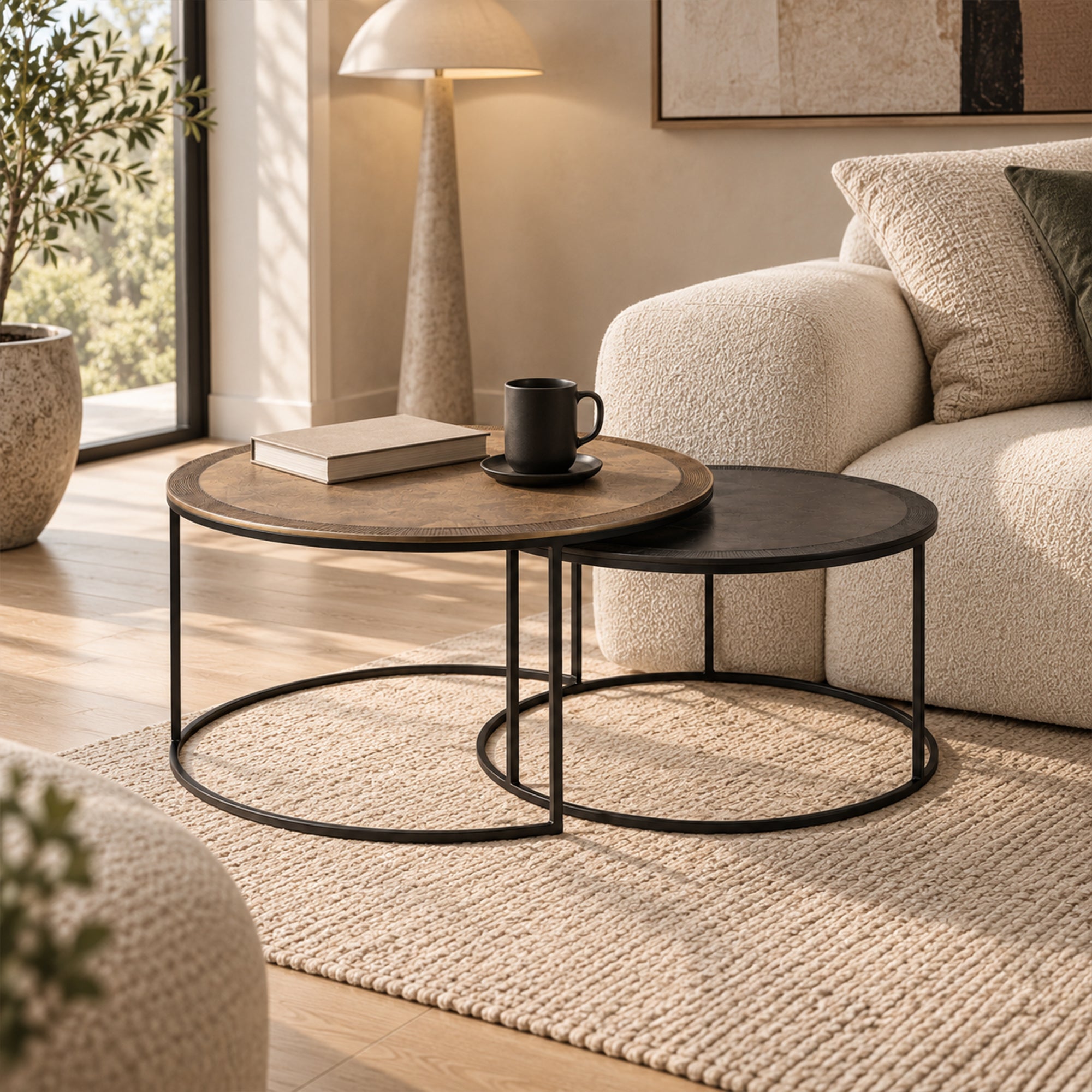 Encircle Nesting Coffee Tables (Set of 2)