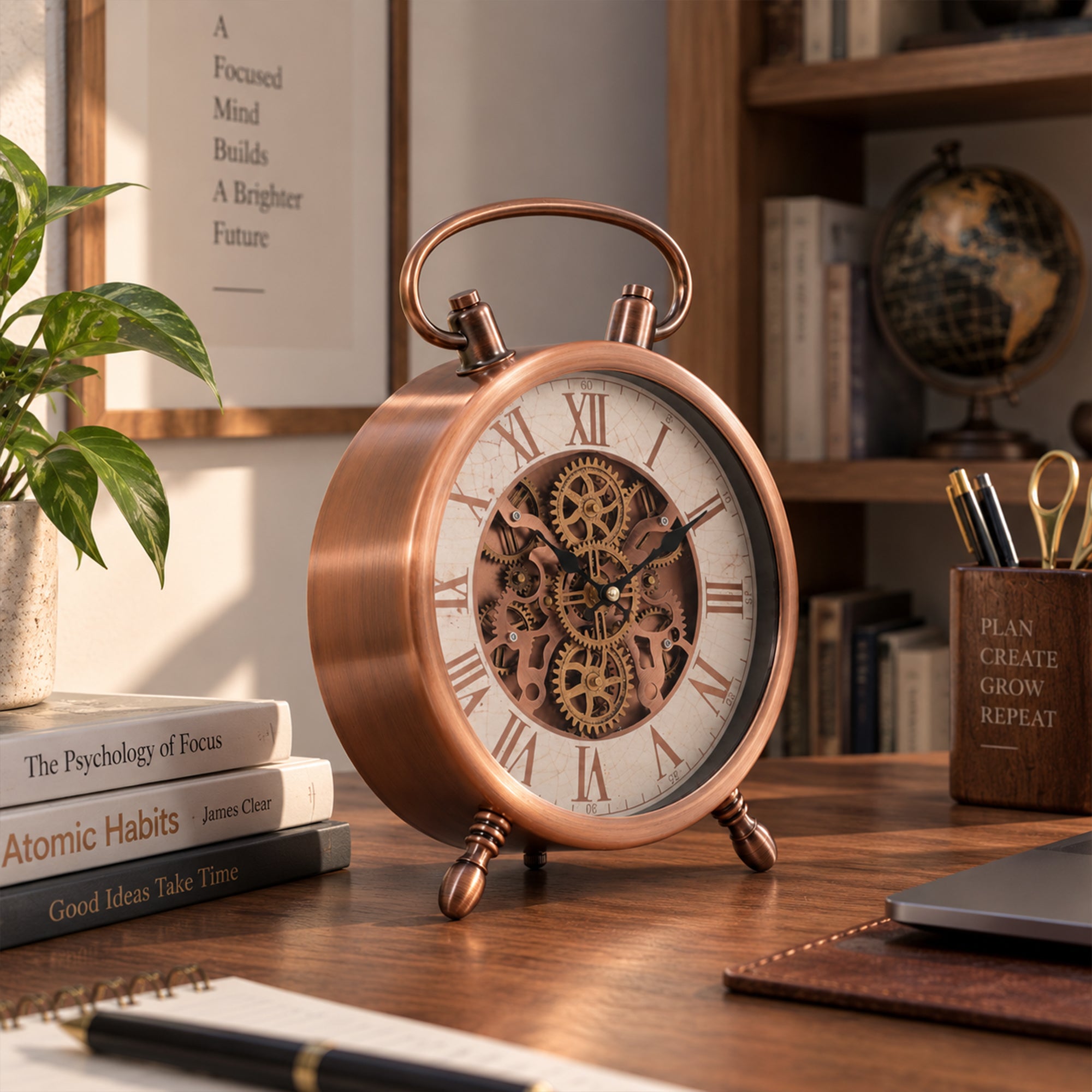 The Chronos Kinetic Table Clock