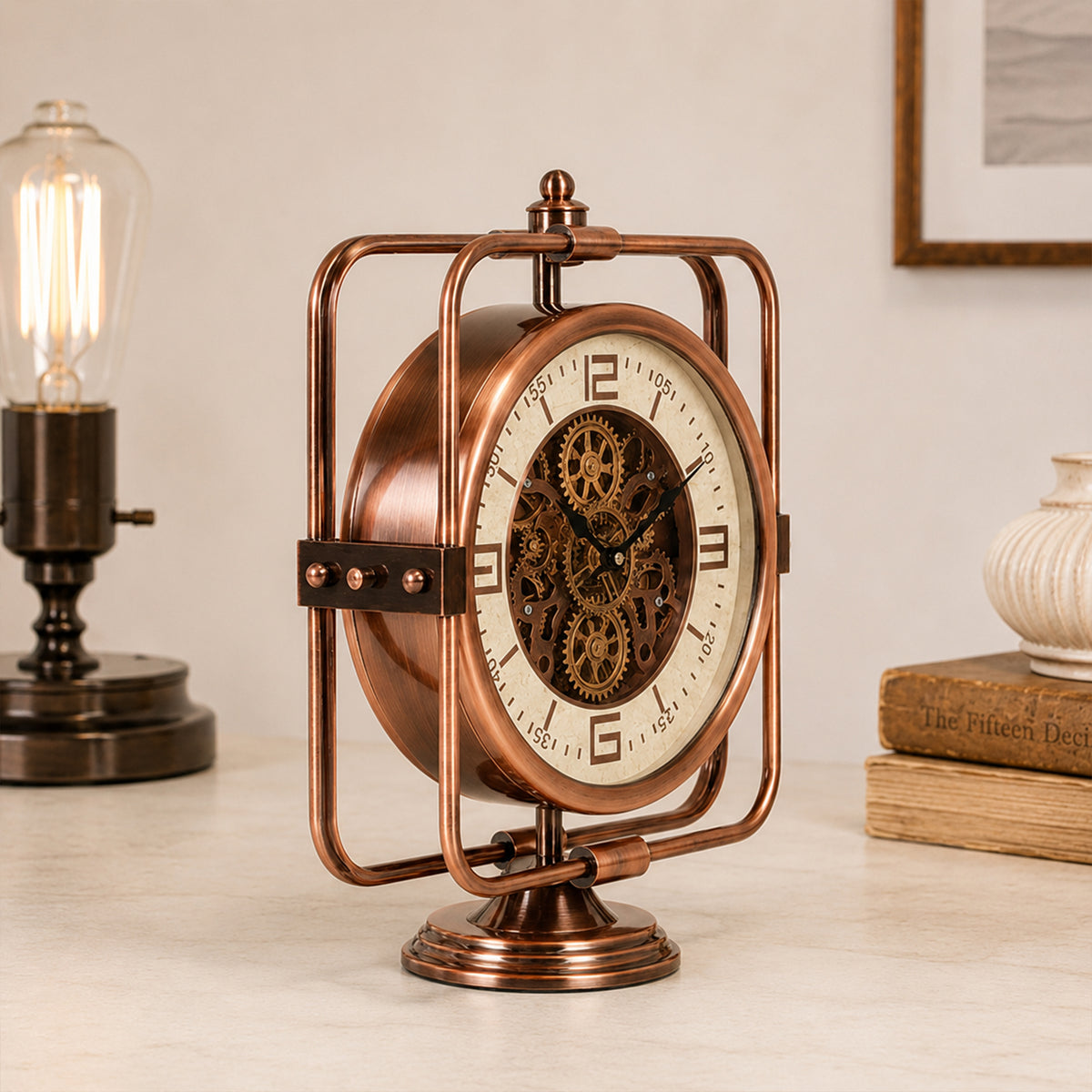 The Axiom Gyro Table Clock