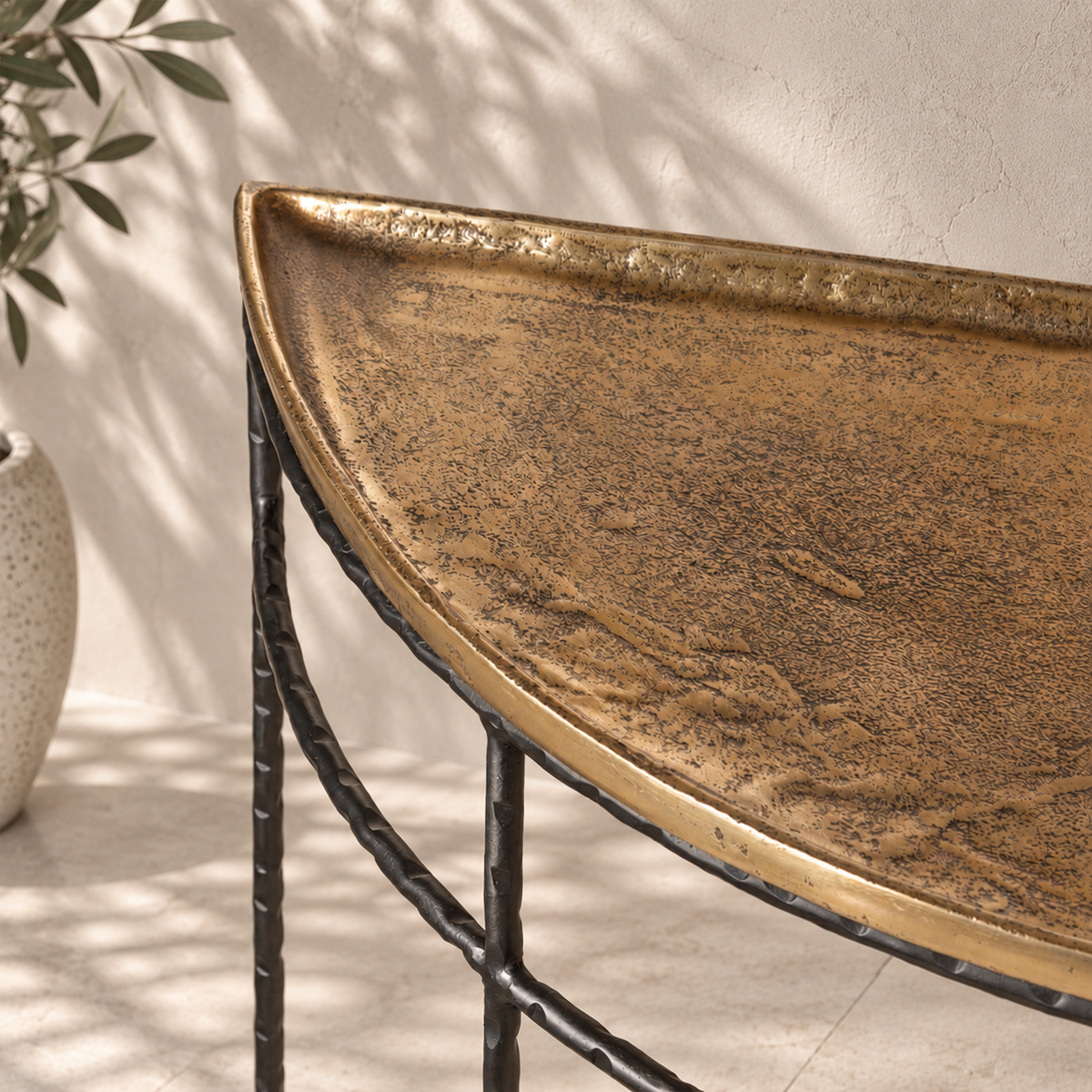 Crescent Console Table