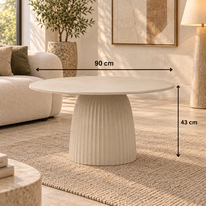 Meridian Fluted Coffee Table