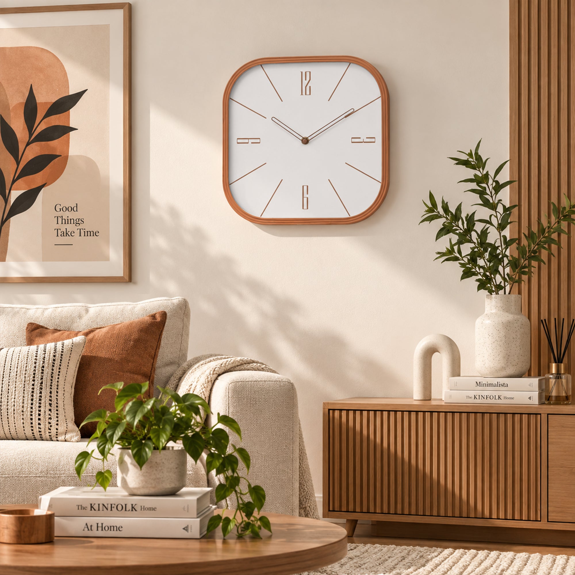 Quadra Contemporary Wall Clock