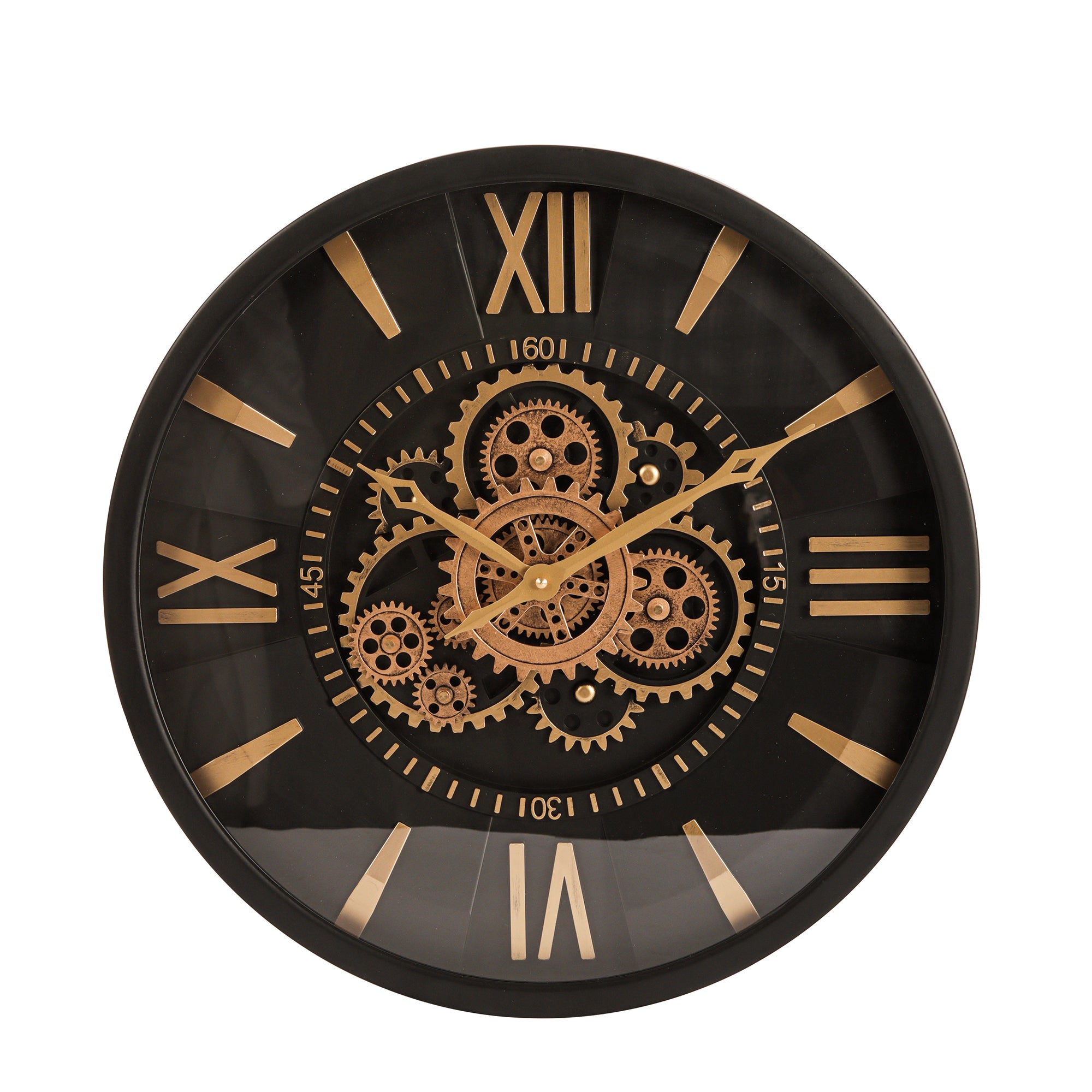 The Onyx Gear Wall Clock