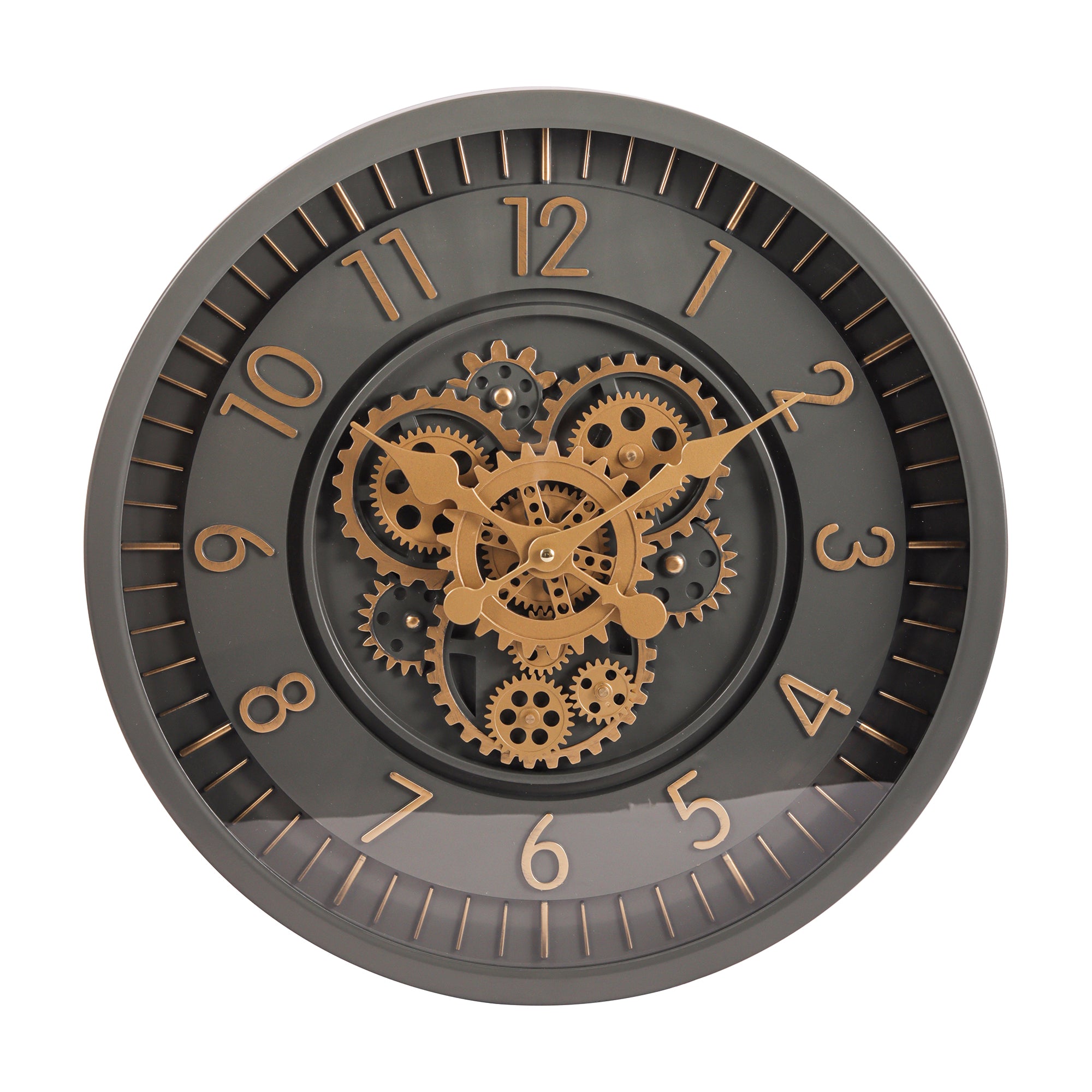 The Slate Turbine Wall Clock
