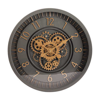 The Slate Turbine Wall Clock