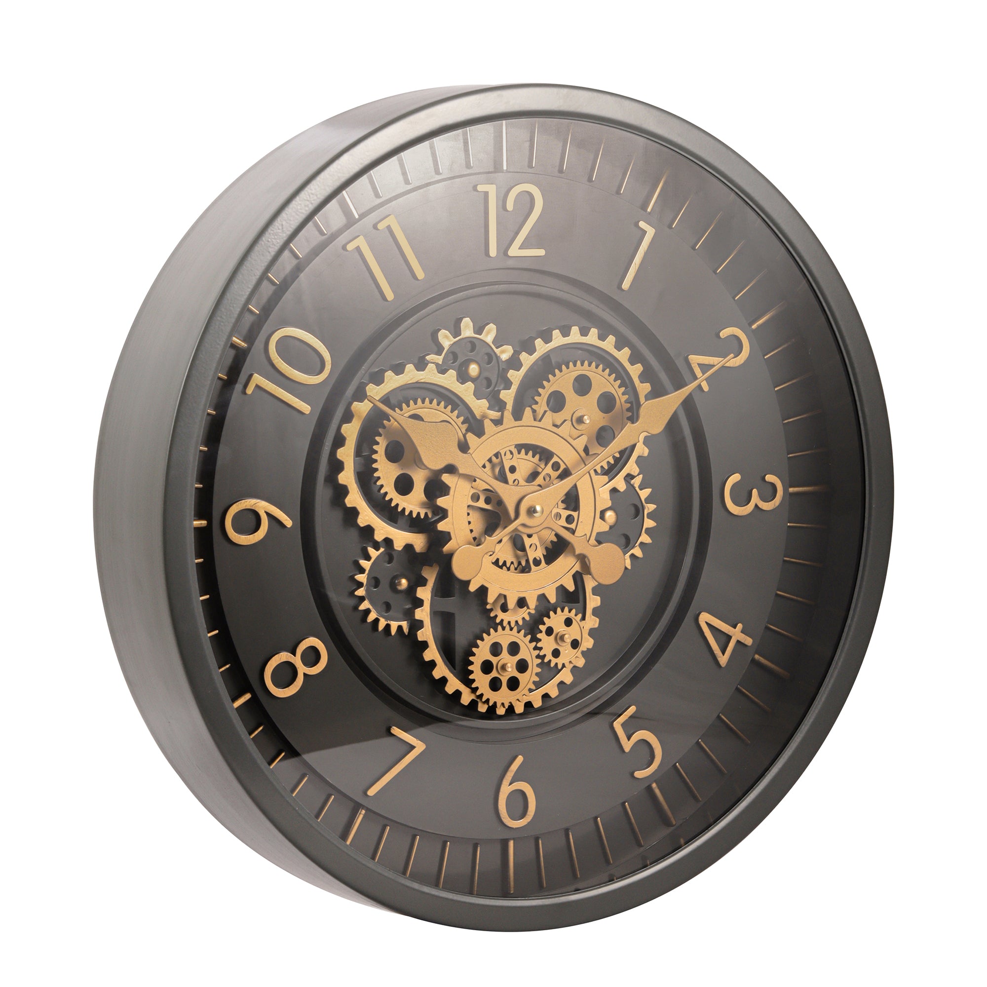 The Slate Turbine Wall Clock