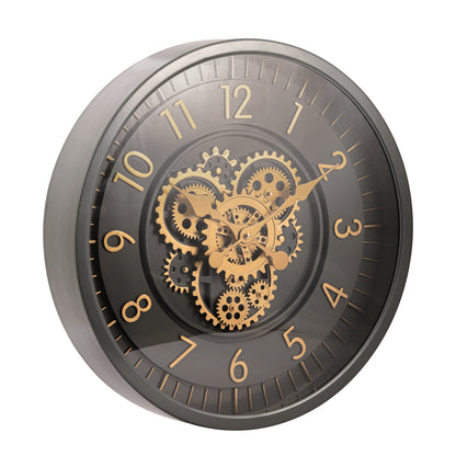 The Slate Turbine Wall Clock