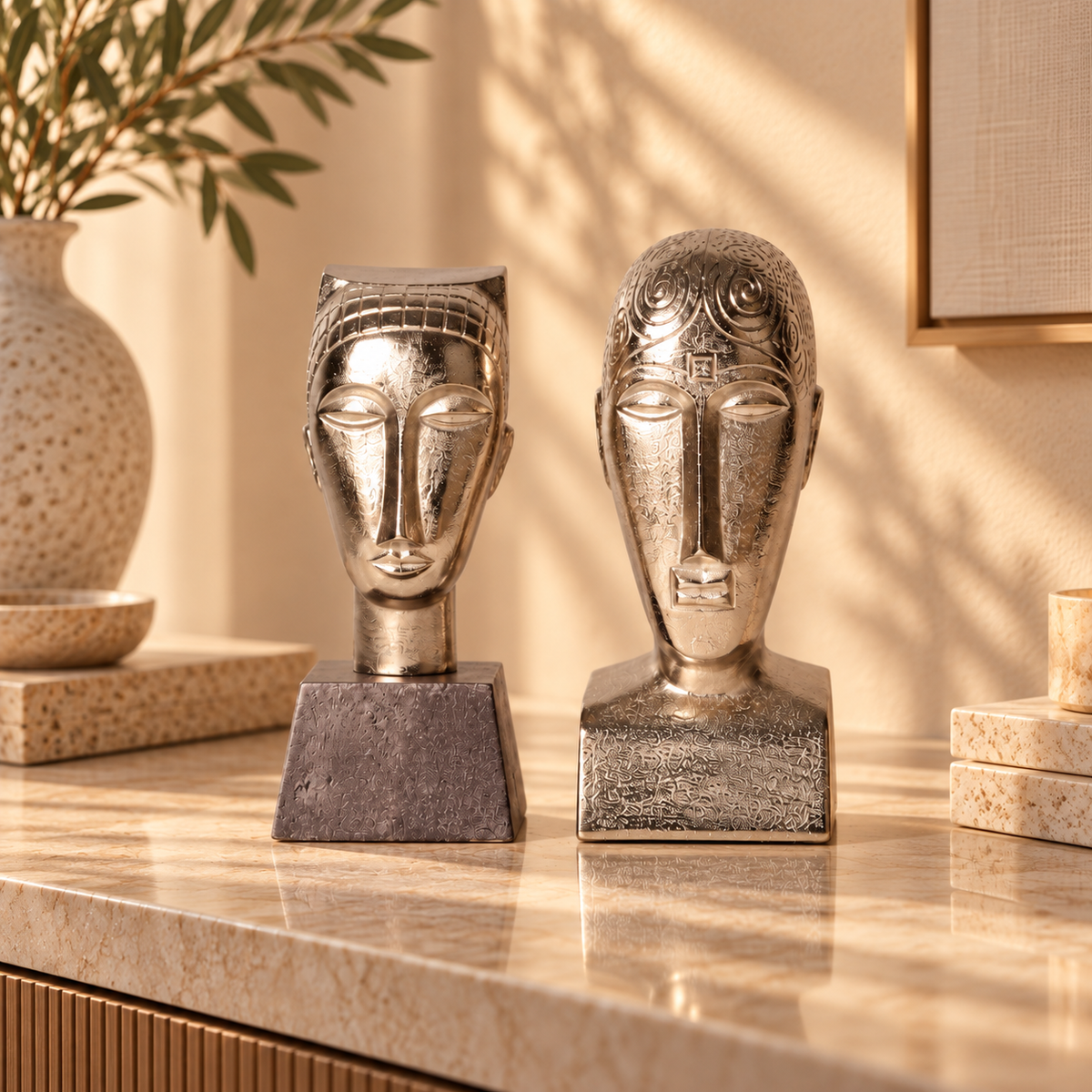 The Modigliani Bust Pair