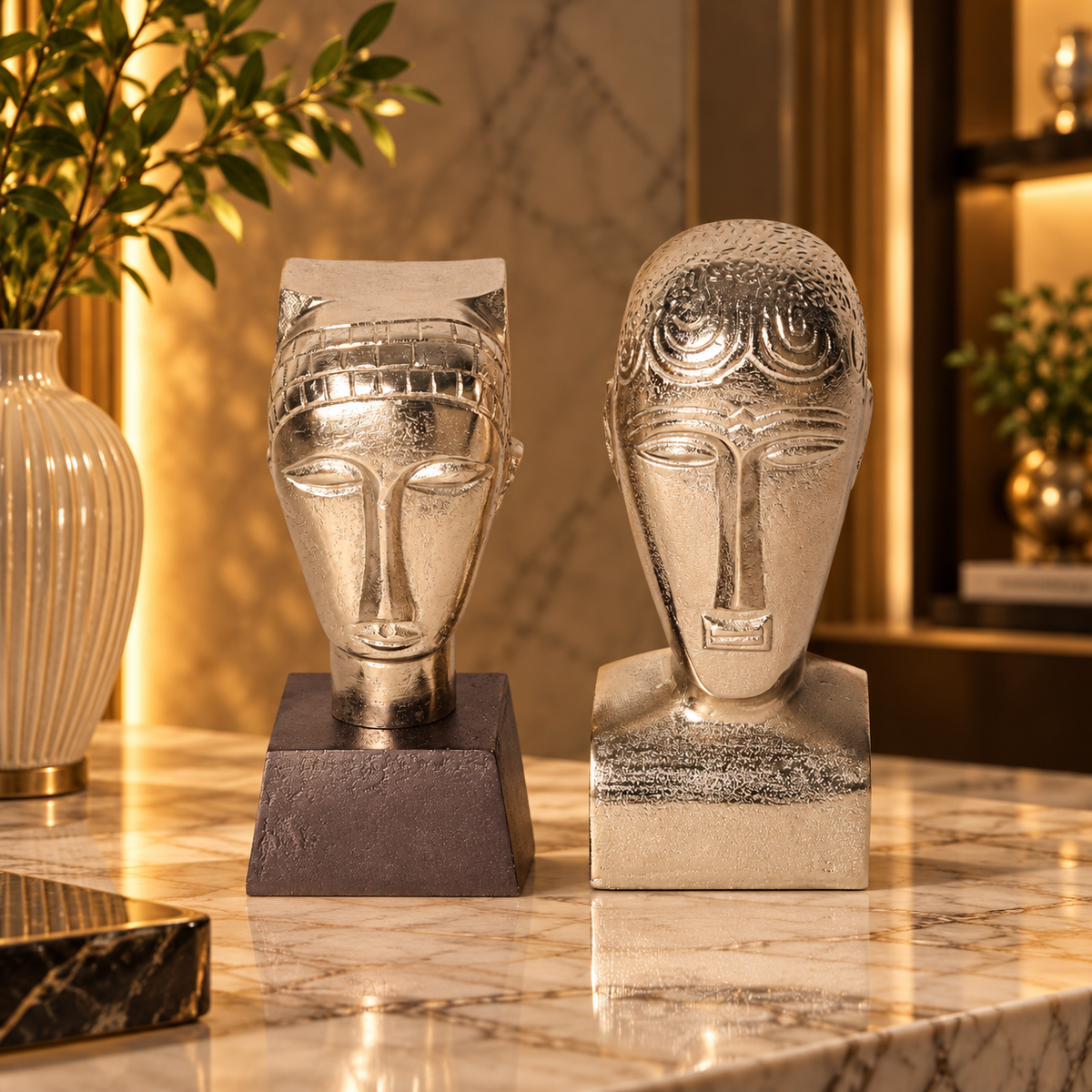 The Modigliani Bust Pair