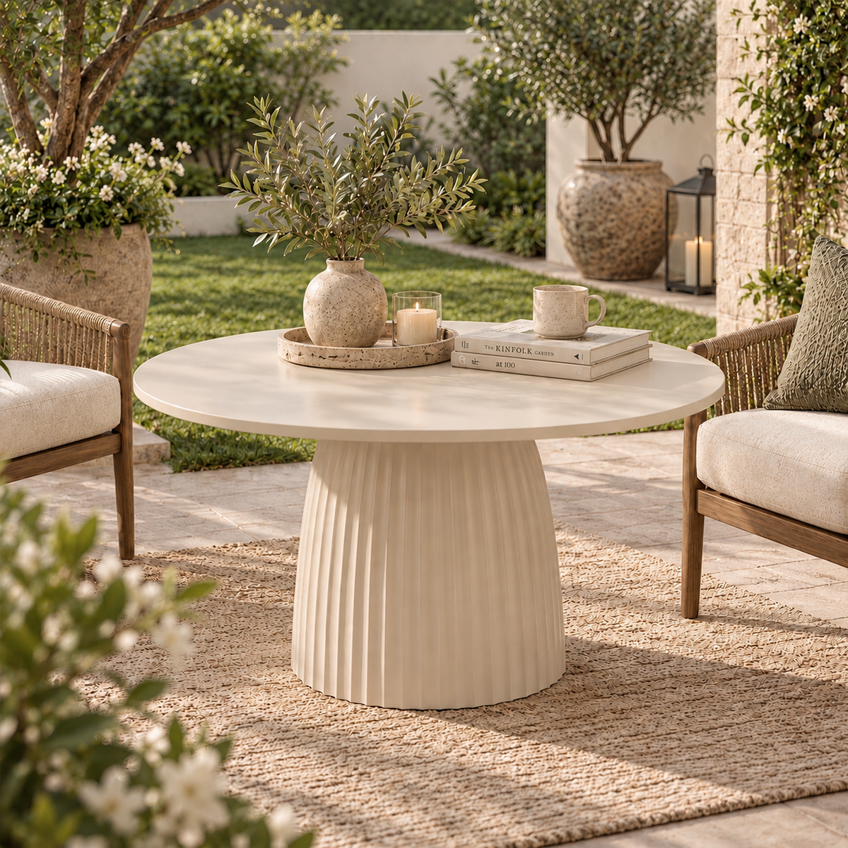 Meridian Fluted Coffee Table