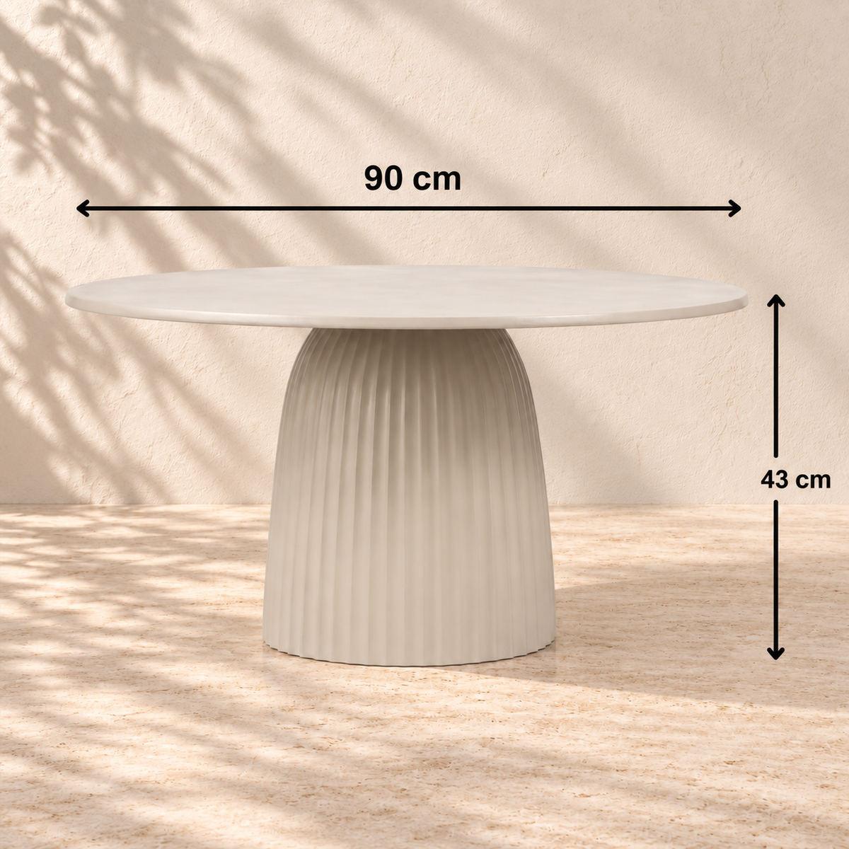 Meridian Fluted Coffee Table