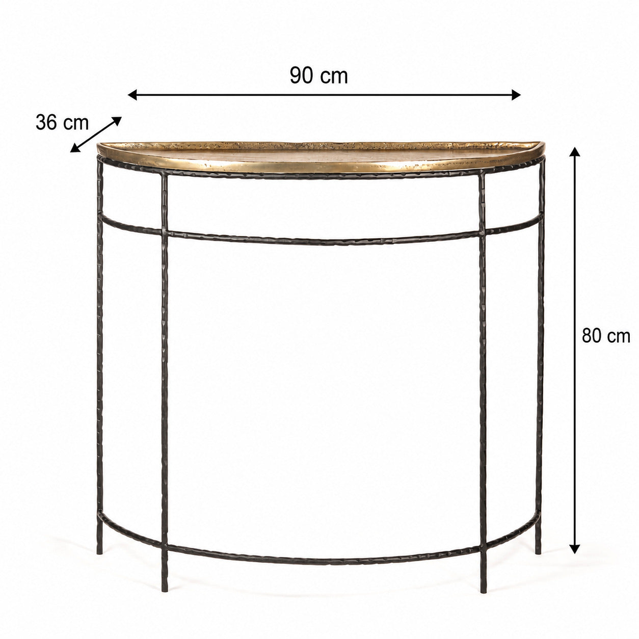 Crescent Console Table