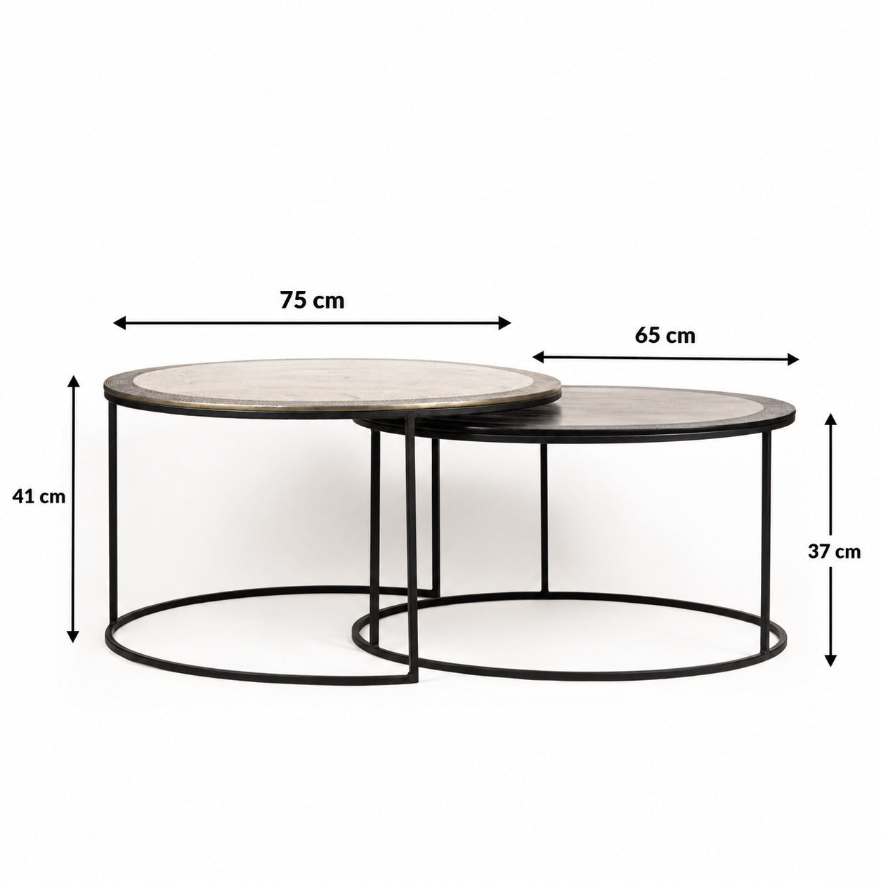 Encircle Nesting Coffee Tables (Set of 2)