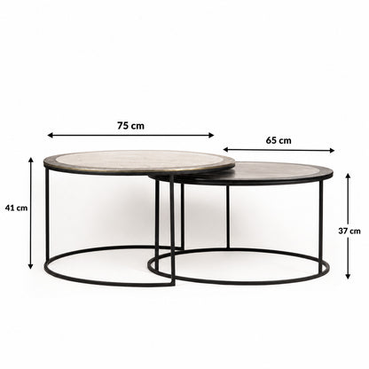 Encircle Nesting Coffee Tables (Set of 2)