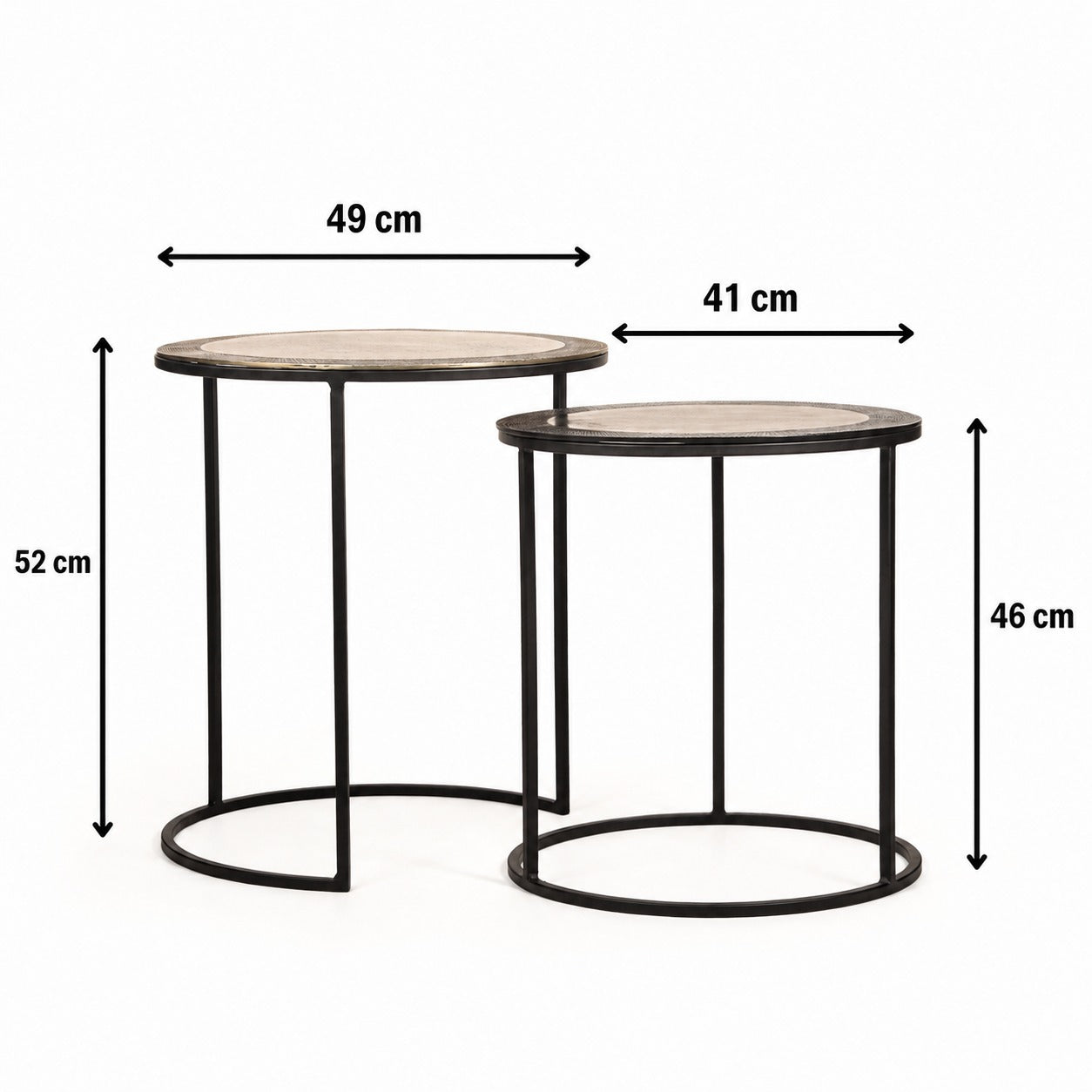 Encircle Nesting Side Tables (Set of 2)