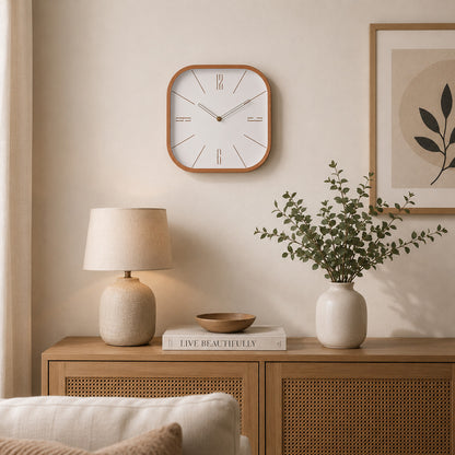 Quadra Contemporary Wall Clock