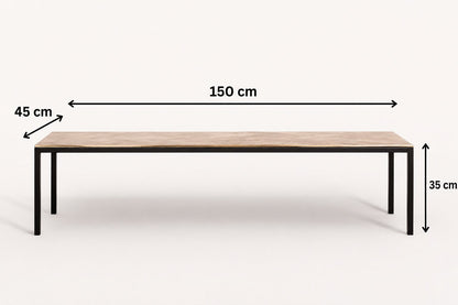 Linear Rectangular Coffee Table
