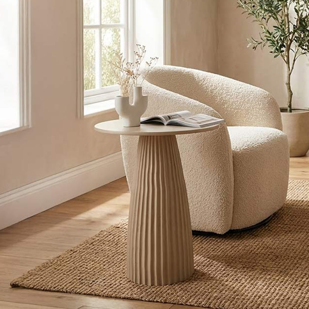 Meridian Fluted Side Table