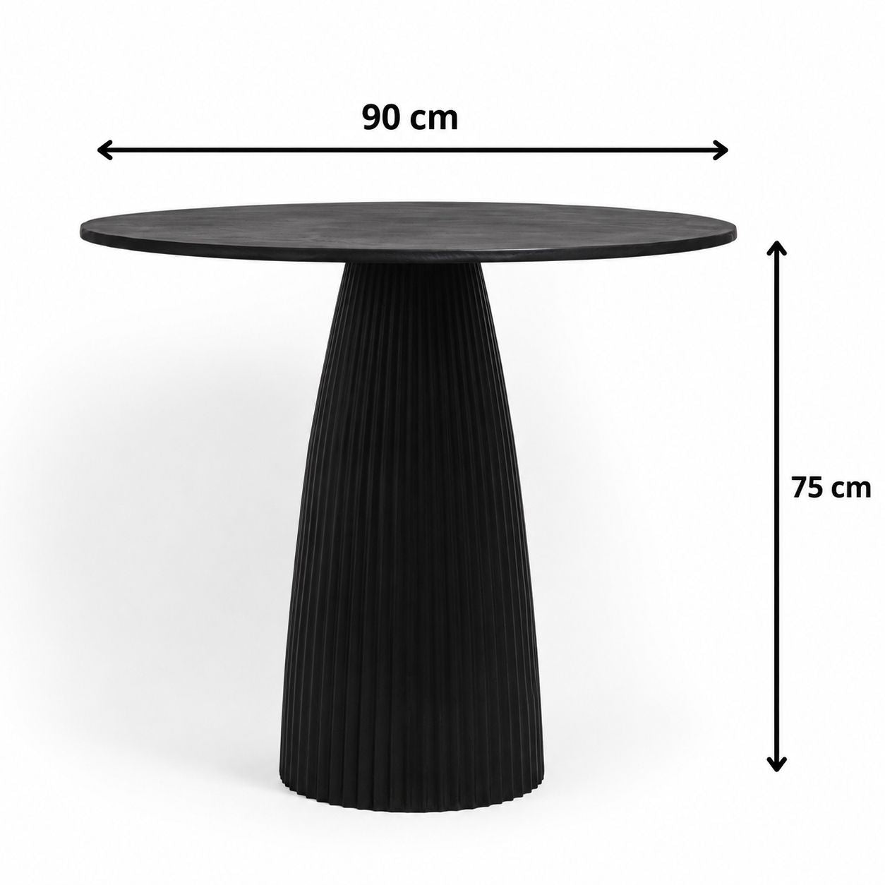 Meridian Fluted Bistro Table