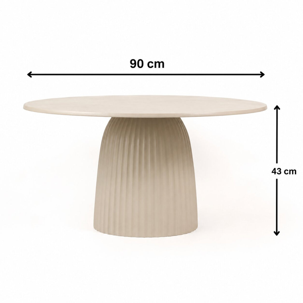 Meridian Fluted Coffee Table
