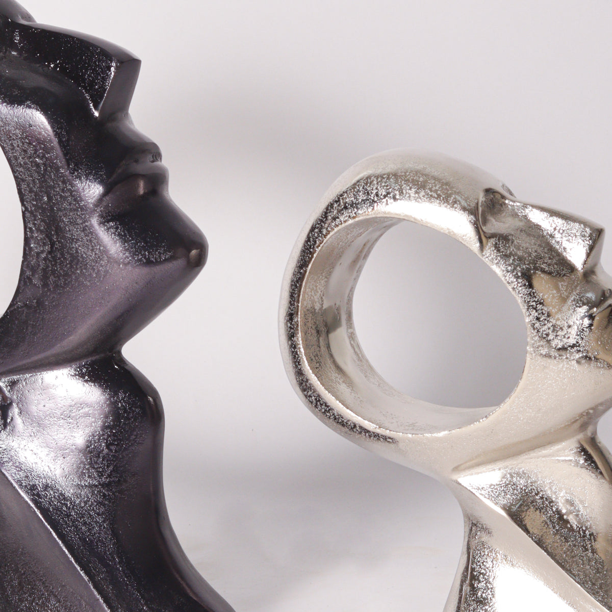 The Echo Open-Loop Face Sculptures Set of 2