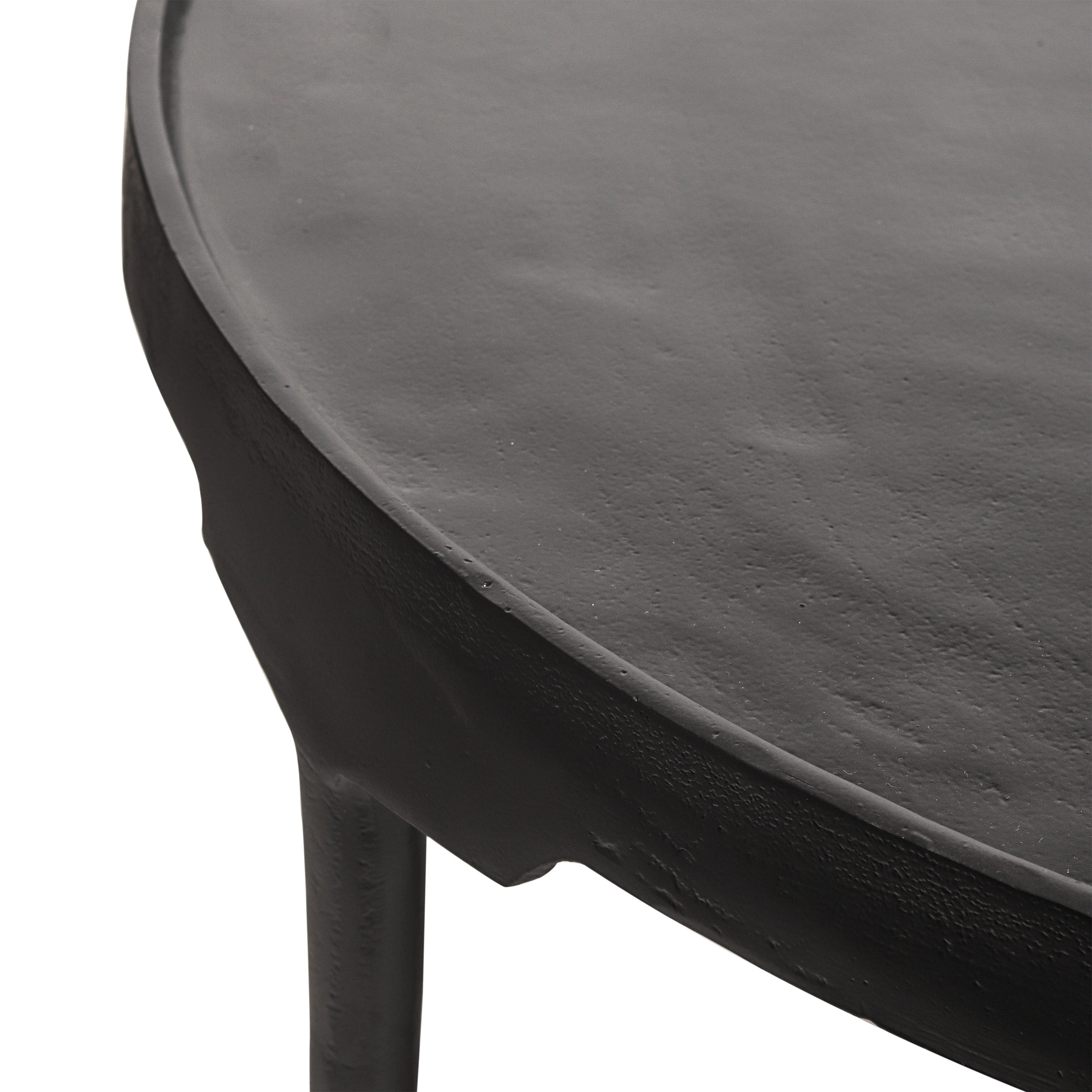 Noir Minimalist Round Coffee Table
