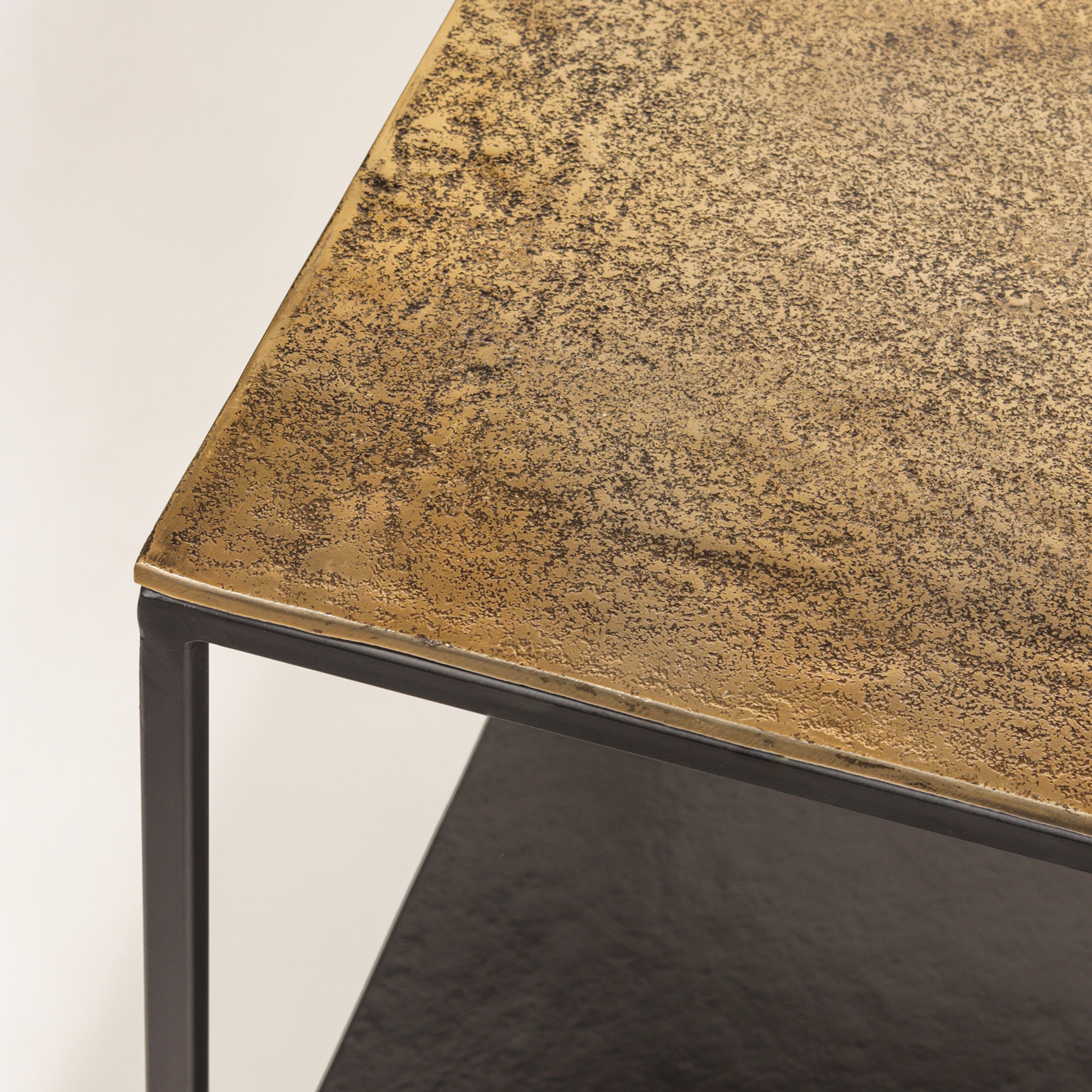 Linear Two-Shelf Side Table