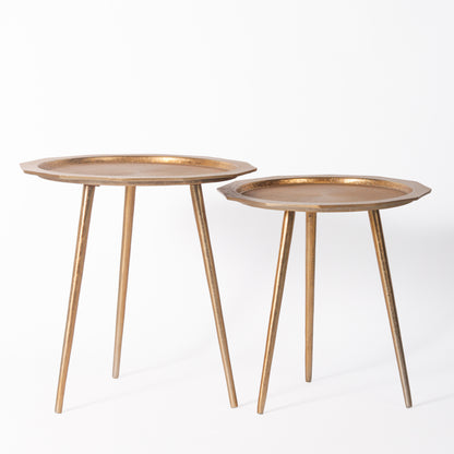 Solaris Octagonal Nesting Side Tables (Set of 2)