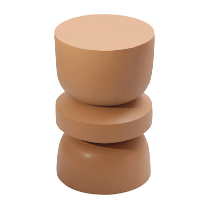 Stacked Geometric Side Table