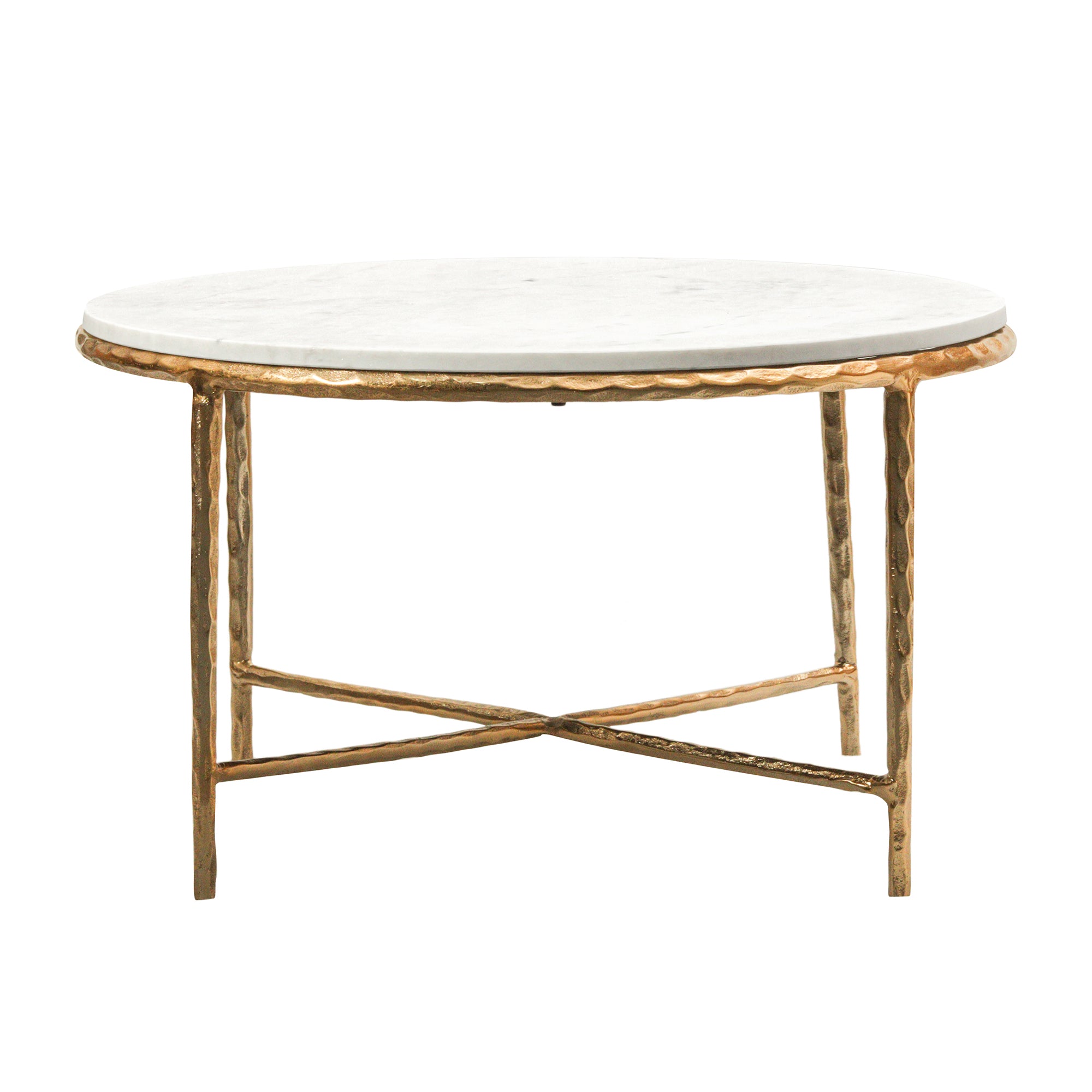 Hand-Forged Marble Coffee Table